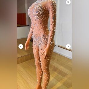 Taylor Swift Diamond Mesh Unitard